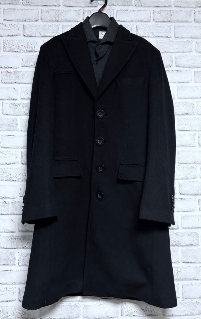 【限定】Dolce & Gabbana 上質ウールメルトン チェスターコート48