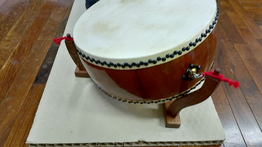 平太鼓　1尺4寸　カバン、台つき