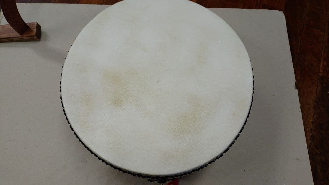 平太鼓　1尺4寸　カバン、台つき