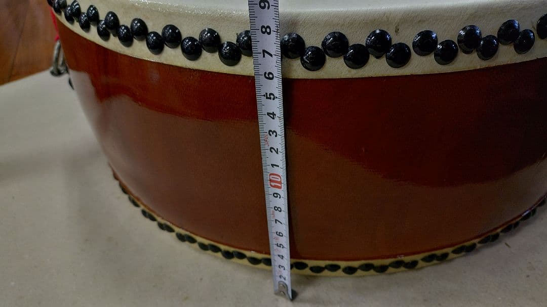 平太鼓　1尺4寸　カバン、台つき