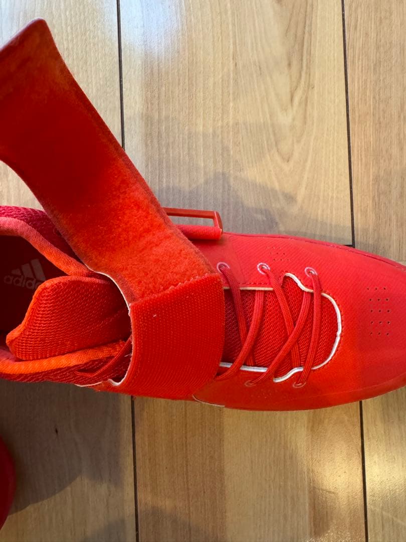 adidas 陸上 投擲用スパイク 赤　28.5cm adizeroレッド