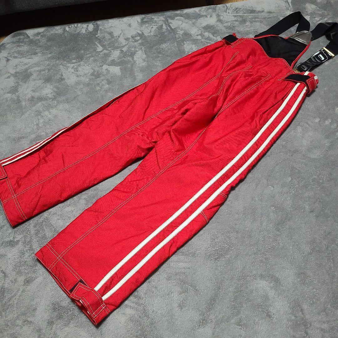 ✨️希少 貴重✨️サロモン スキーウェア パンツ ベスト 3点 L 赤 白