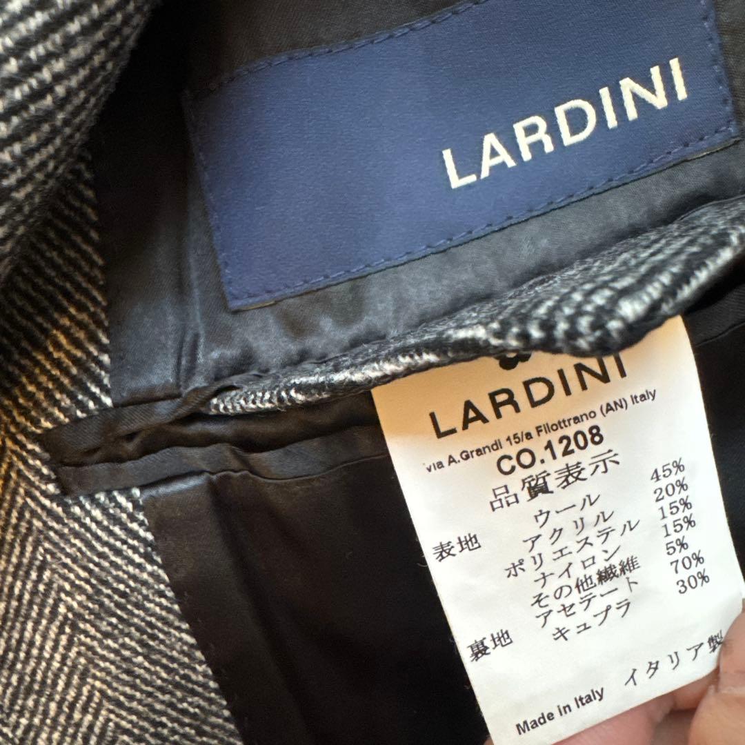 美品　LARDINI ラルディーニ 3Bシングルチェスターコート サイズ52