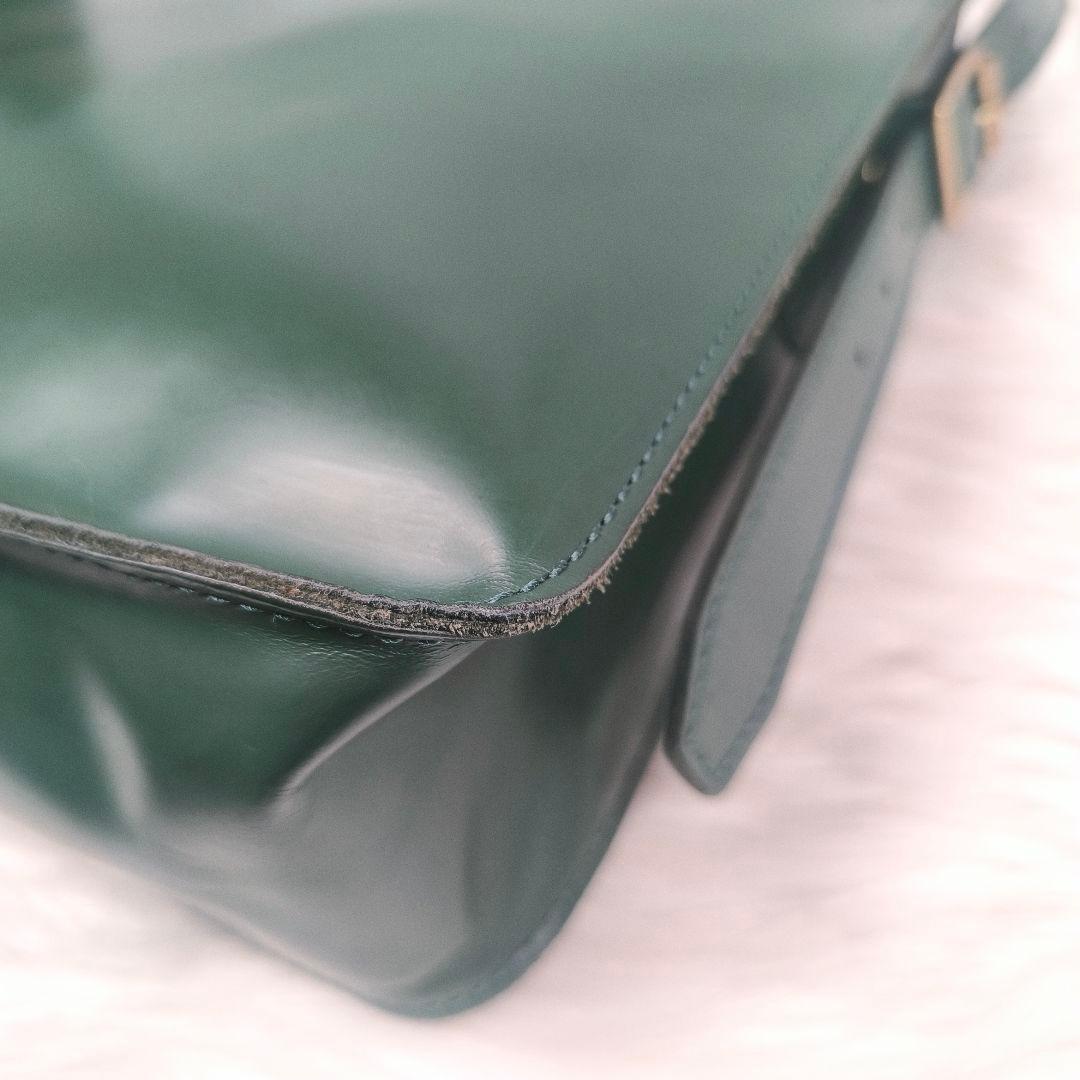 【虚々様】ドクターマーチン　サッチェルバッグ　15インチ　グリーン