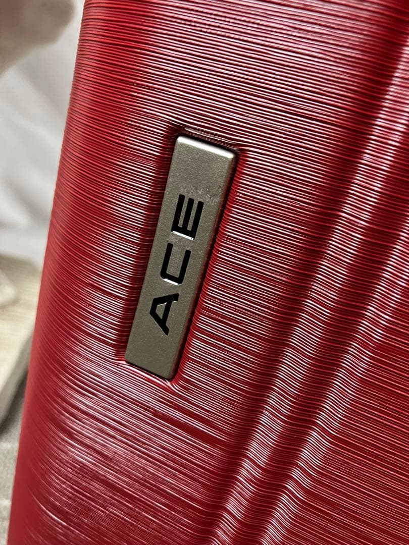 廃盤品 レア 美品 ACE アルビダ スーツケース 67cm 赤 大容量 78L