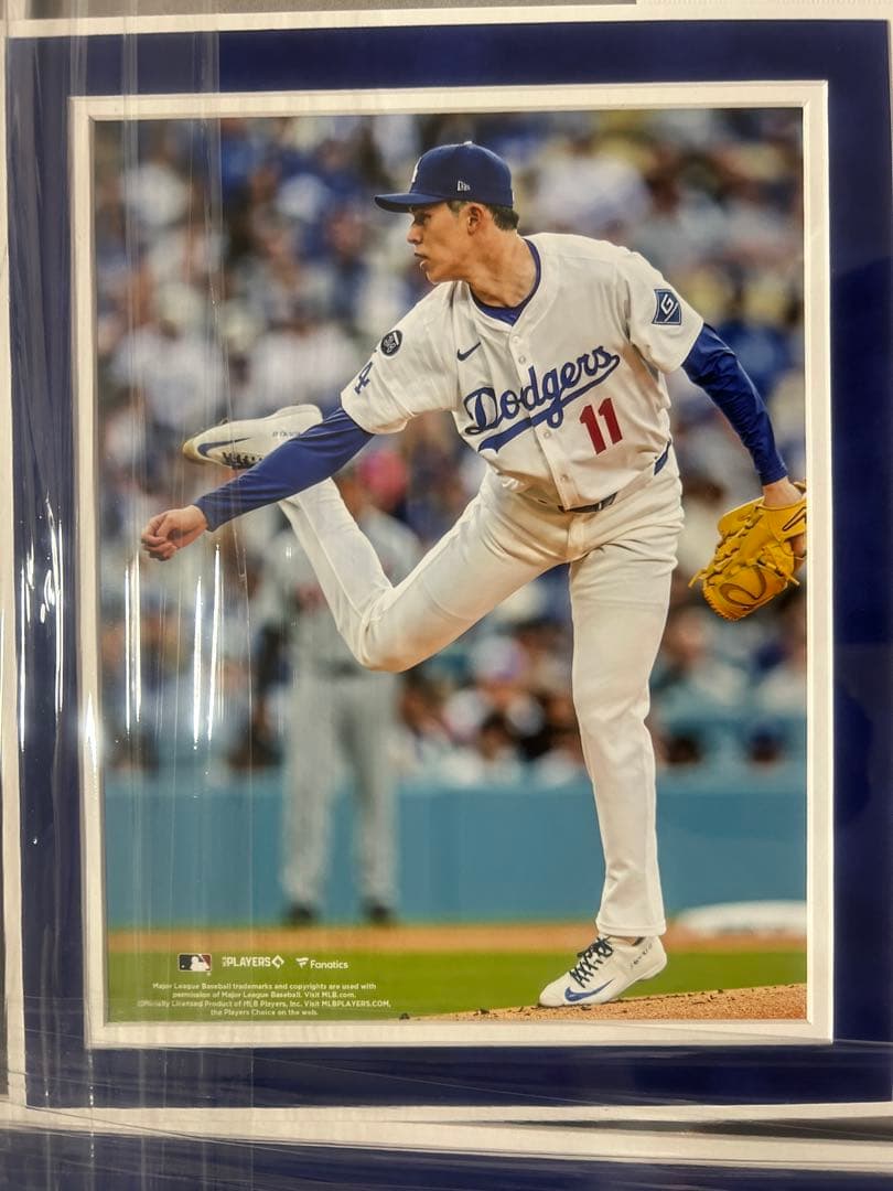 ドジャース　佐々木朗希　直筆サイン　ユニフォーム　 公式額装済み