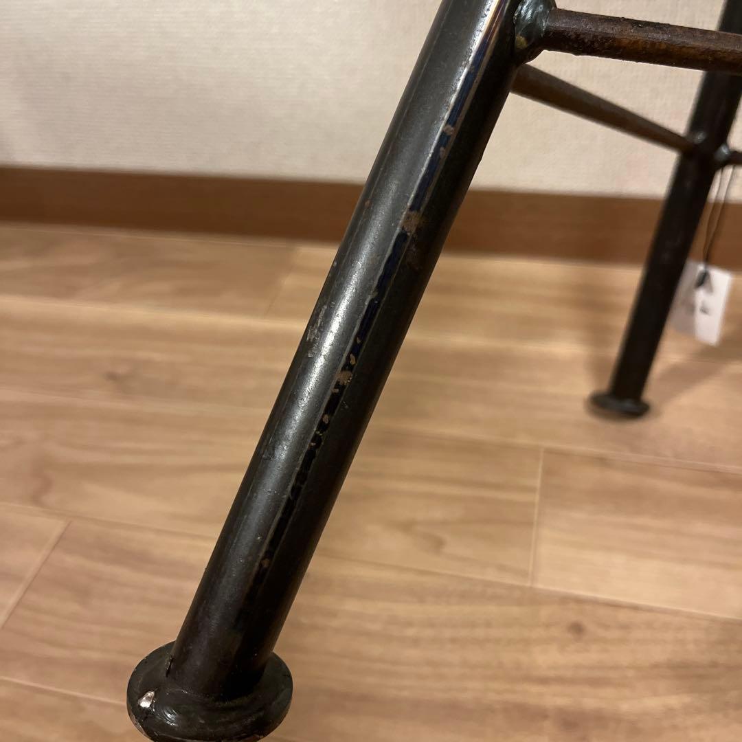 【タグつき】ヴィンテージ スツール　Wood×Iron Stool