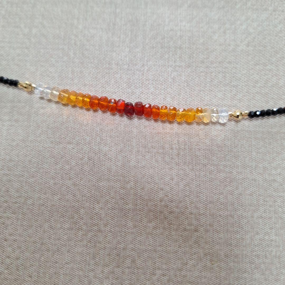 オパールビーズネックレス