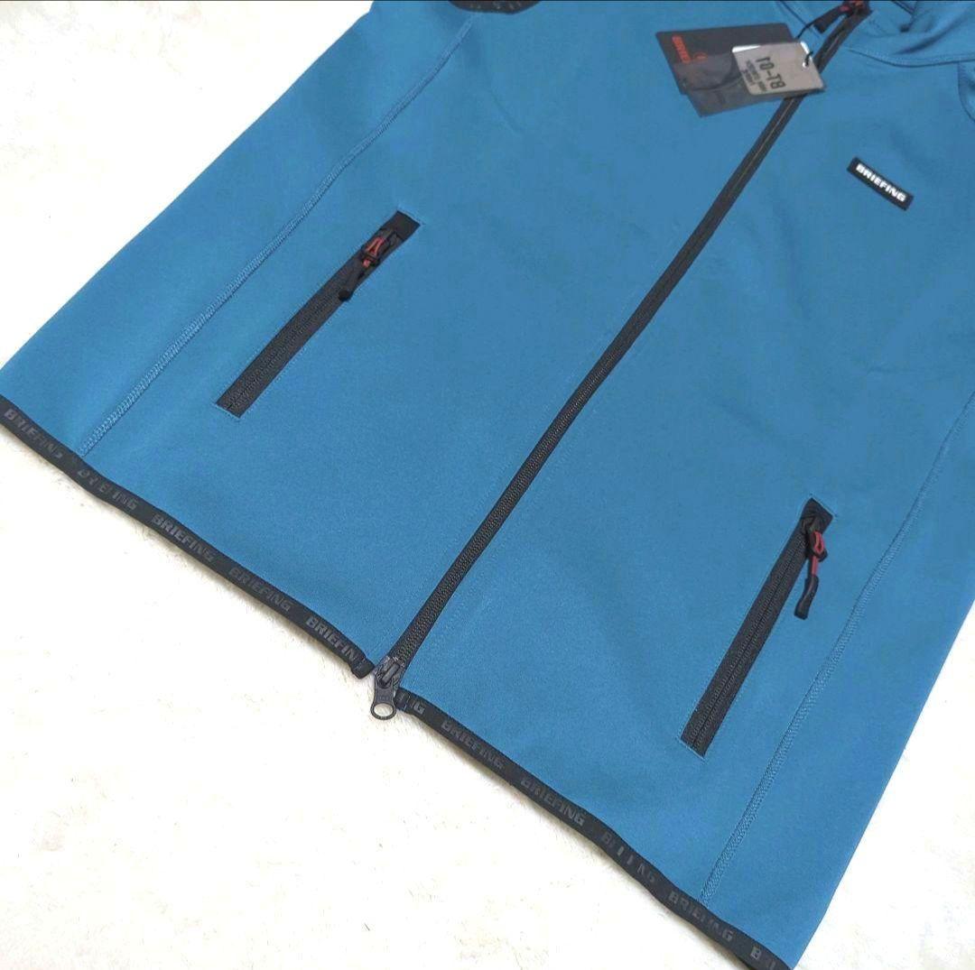 ♦レディース♦ブリーフィング　ベスト　3Dロゴ　ストレッチ　ブルー系　サイズS