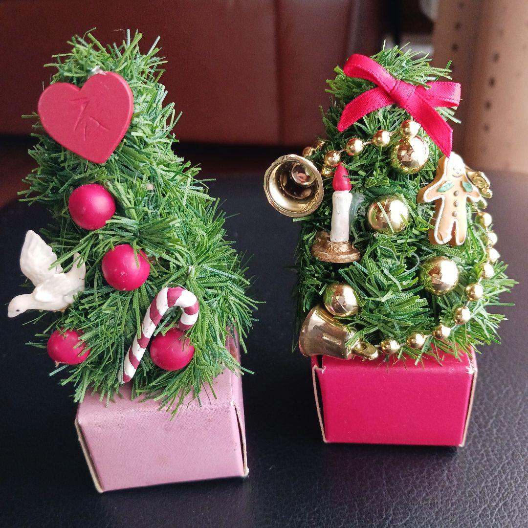 昭和 レトロ ミニチュア クリスマスツリー 70年代 - メルカリ
