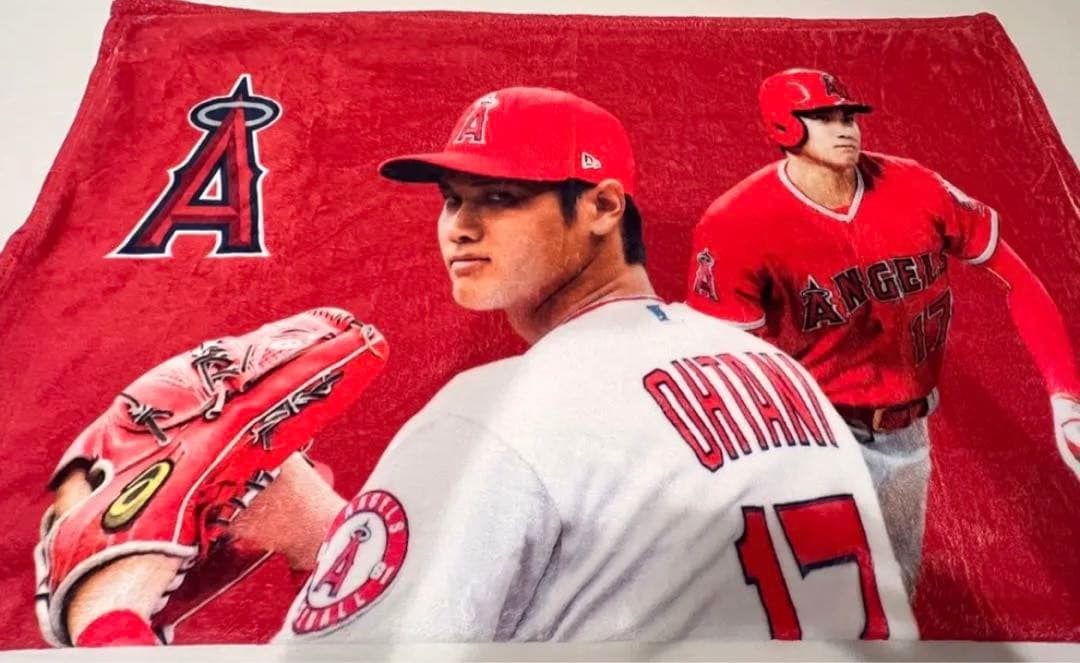 新品未使用　大谷翔平　シルク　ブランケット　LA現地購入