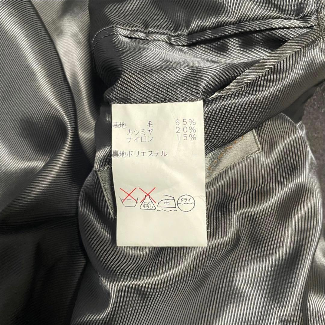 カシミヤ✨【vintage】マキシ丈 ロングダブルチェスターコート ブラウン M