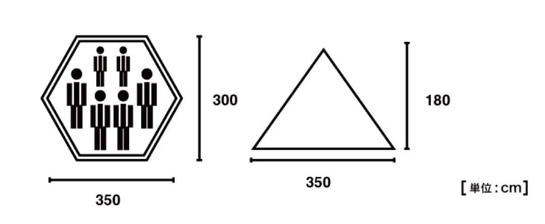 ロゴス LOGOS LOGOS LAND Tepee 350 ワンポールテント