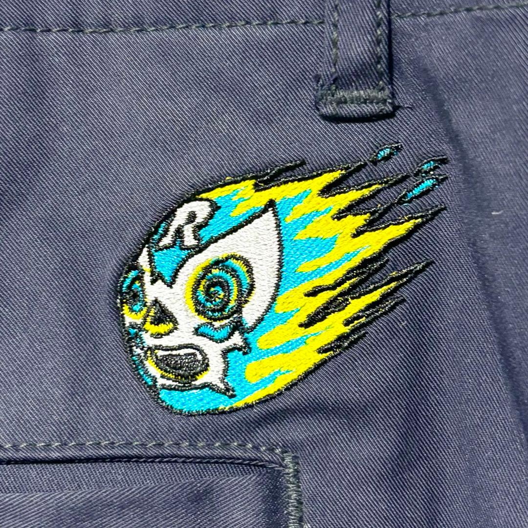 ラッセルノ ゴルフ ドライ ワーク スラックス ロングパンツ ネイビー XL 6