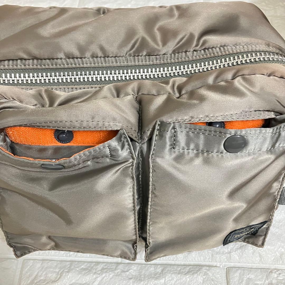 【極美品】PORTER タンカー ウエストバッグ ボディバッグ グレー