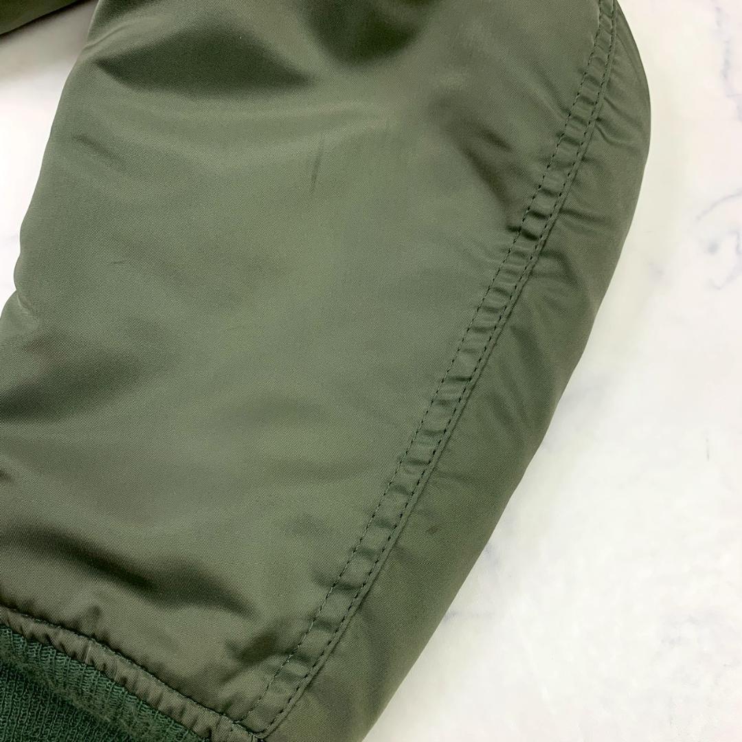 80s USA製 ALPHA MA-1 フライトジャケット S　D968