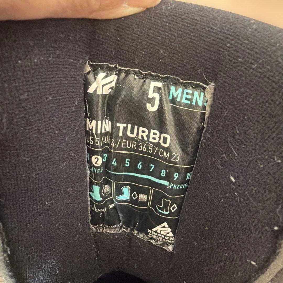 K2 ケーツー キッズ スノーボードブーツ 23〜25㎝　ミニターボ