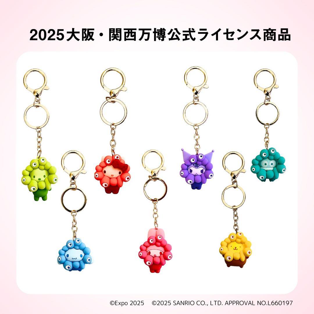 限定 サンリオ ミャクミャク 大阪万博 推しカラー シナモン 水色