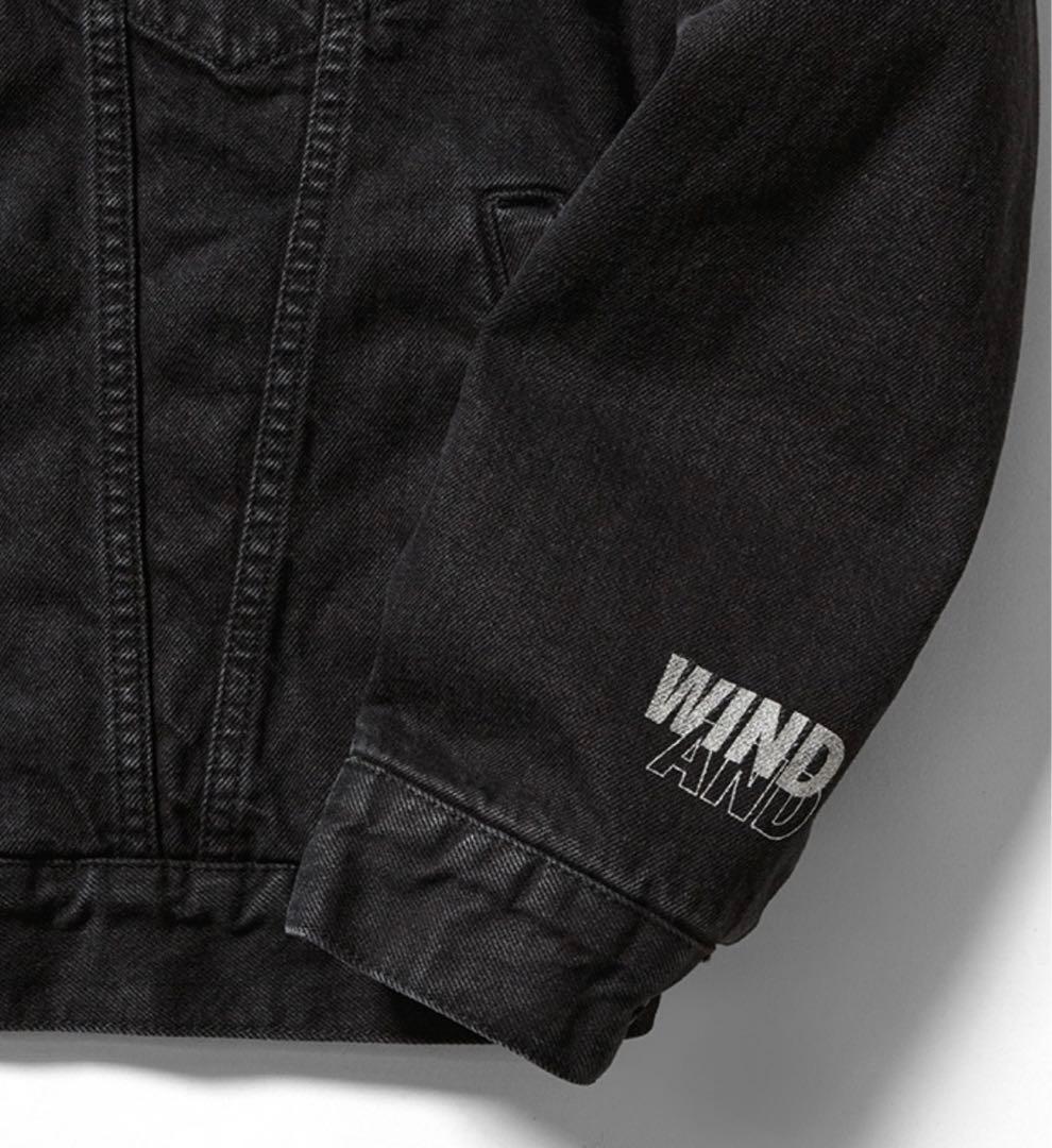minedenim×wind and sea denim boa jkt 黒　M