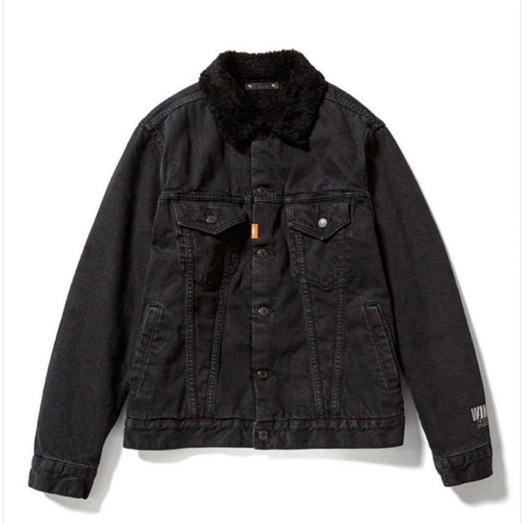 minedenim×wind and sea denim boa jkt 黒　M