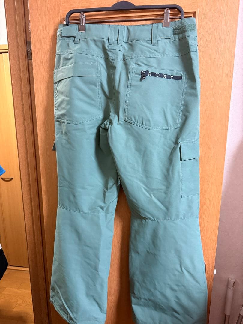ROXY スノーボードパンツ L 緑色