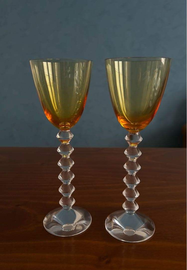 バカラ　ベガ　ワイングラス 新品　6連ステム　2脚