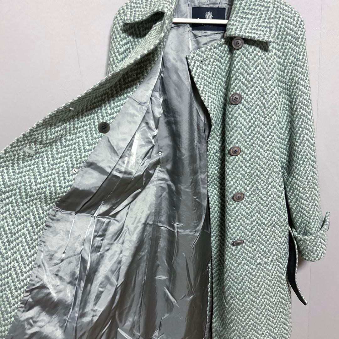 《Aquascutum》 アクアスキュータム (9) コート ウール×カシミヤ