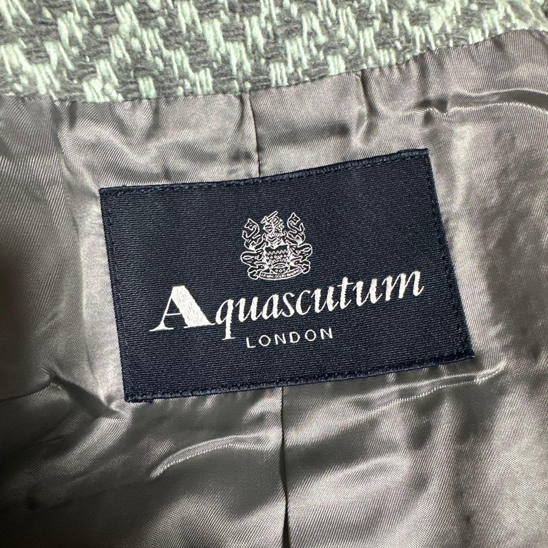《Aquascutum》 アクアスキュータム (9) コート ウール×カシミヤ