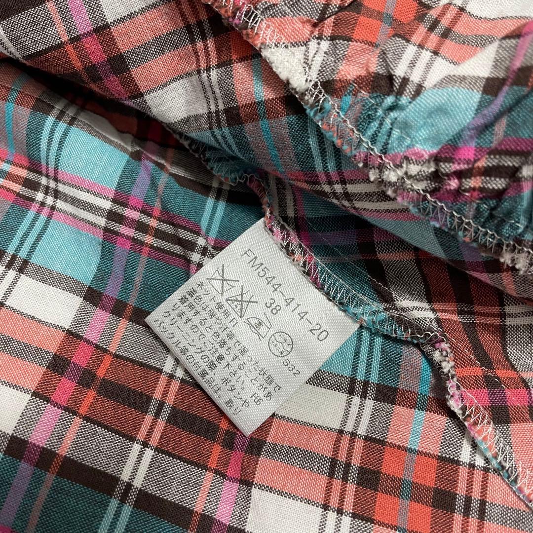 バーバリー　Burberry ブルーレーベル　チェック柄　ノースリーブワンピース