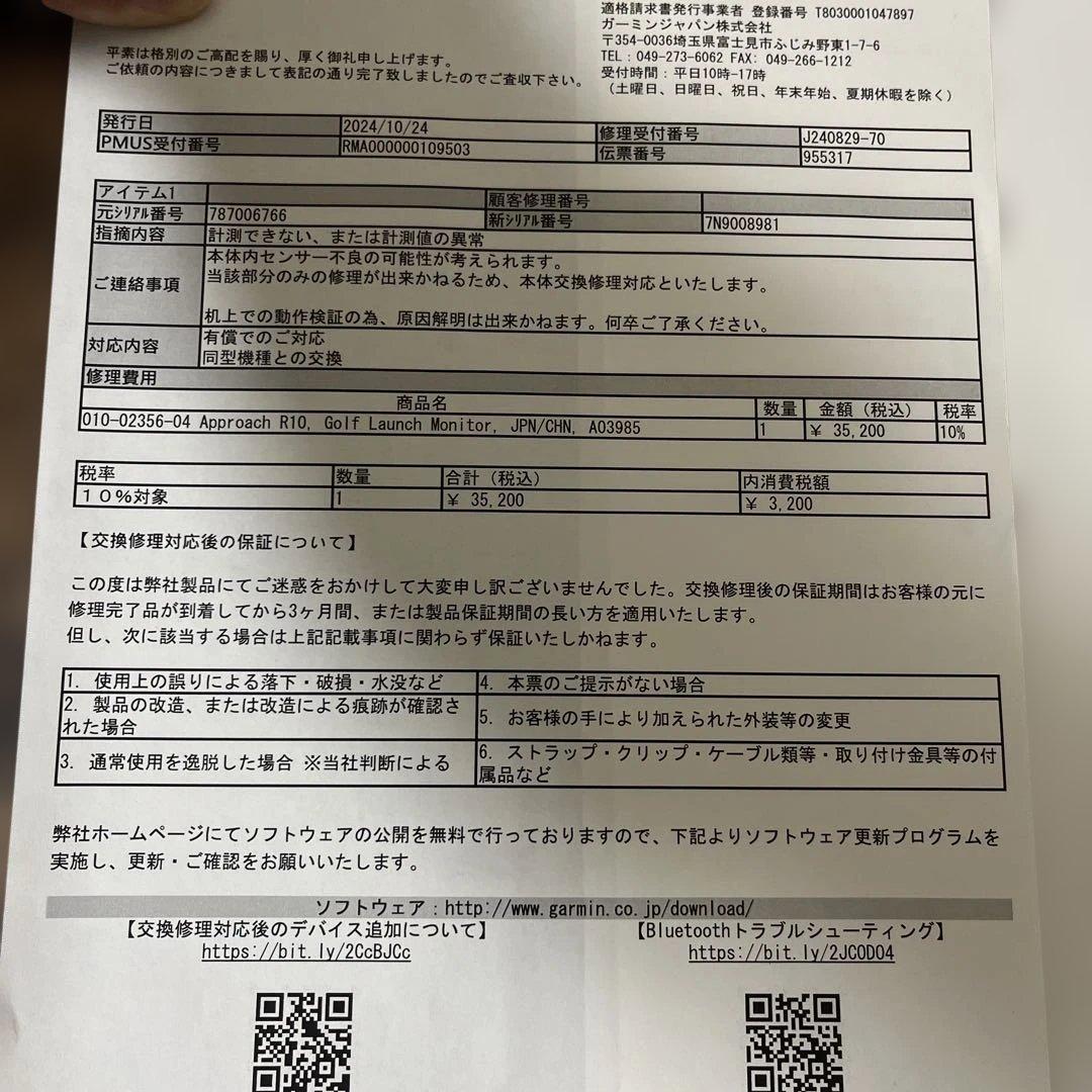 GARMIN APPROACH R10 GPSナビ