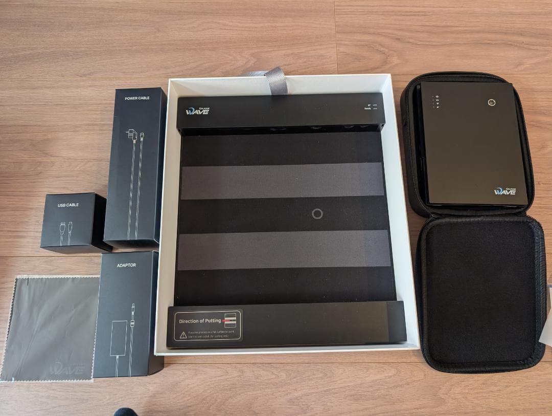 【ほぼ新品】GOLFZON WAVE 弾道測定器｜プロ級データ解析 パター計測も