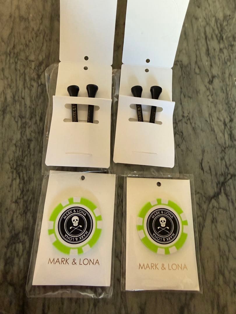 MARK & LONA ゴルフティーとマーカーセット