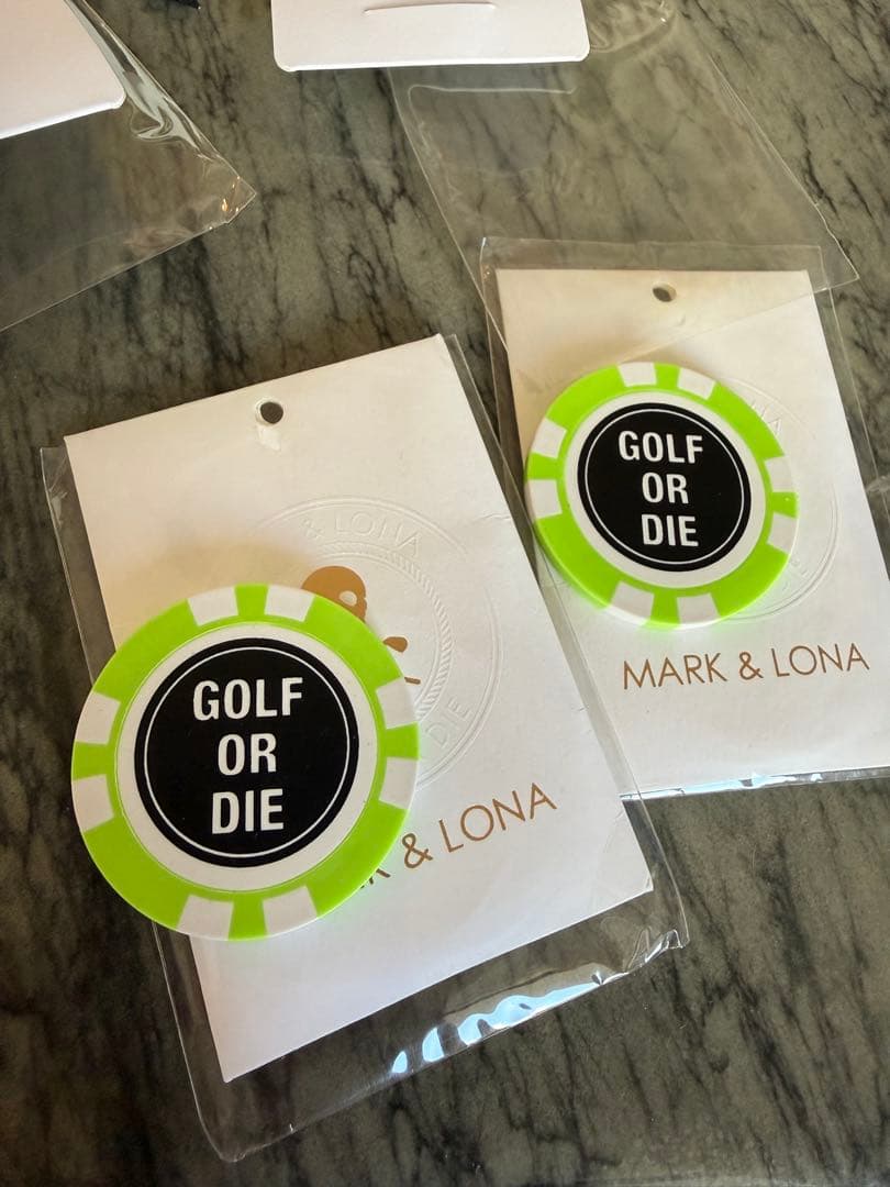 MARK & LONA ゴルフティーとマーカーセット