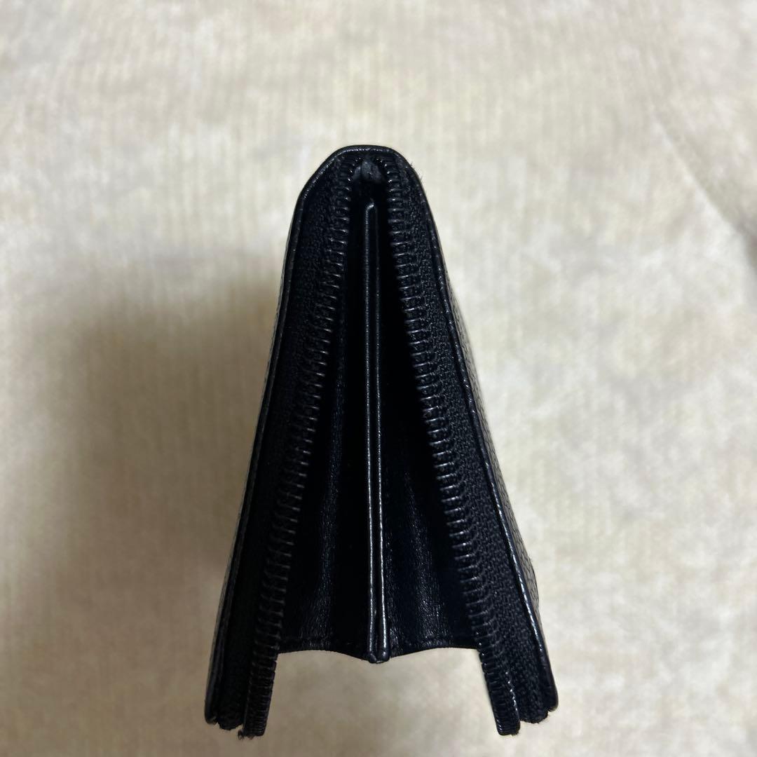 takashi CHANEL ブラックレザー 長財布