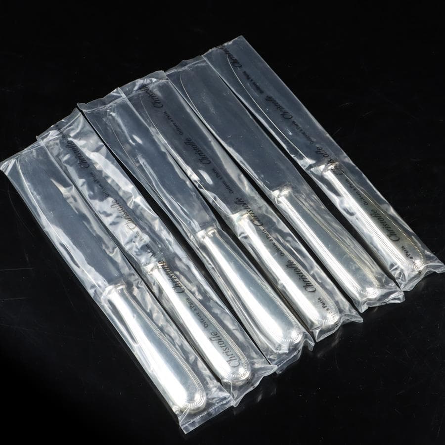 Y2798-1 クリストフル パール テーブルナイフ 6本セット