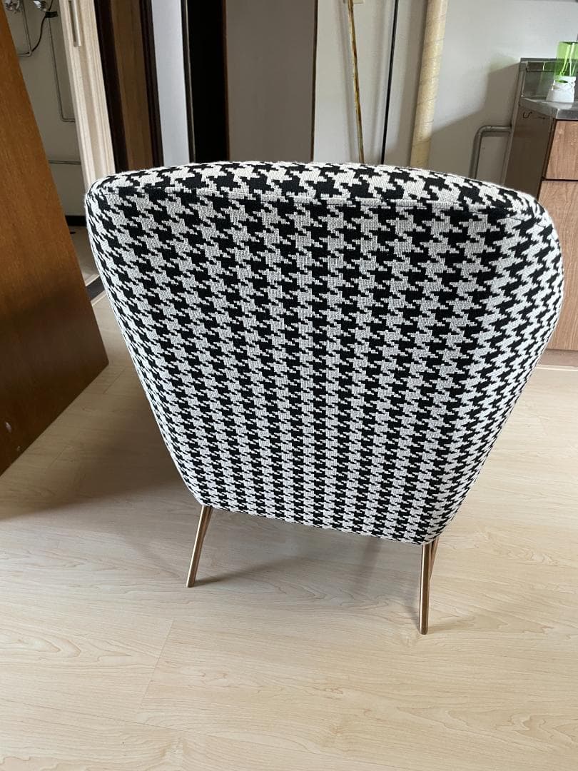 Francfranc AUGEN CHAIR オウゲンチェア 千鳥格子柄