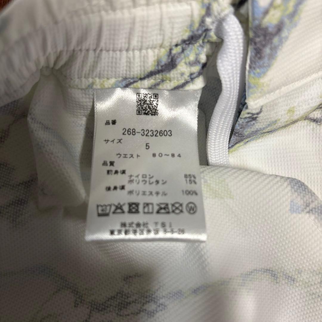 パーリーゲイツPGG N yトビーストレッチマーブルハーフパンツサイズ5