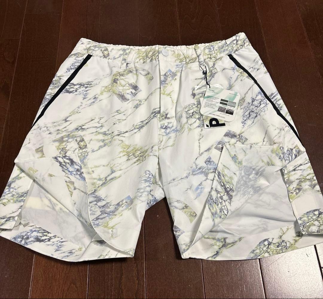 パーリーゲイツPGG N yトビーストレッチマーブルハーフパンツサイズ5