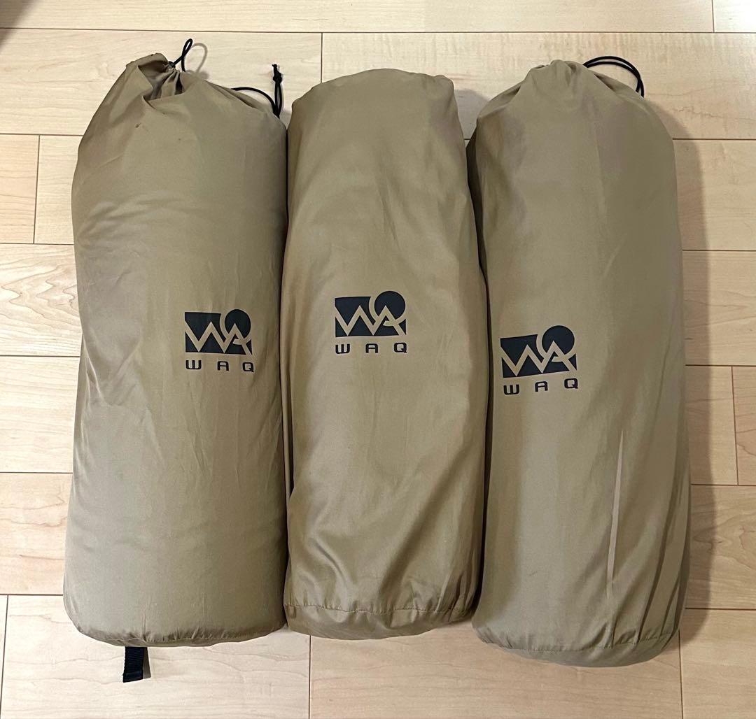 WAQインフレータブルマット3個セット