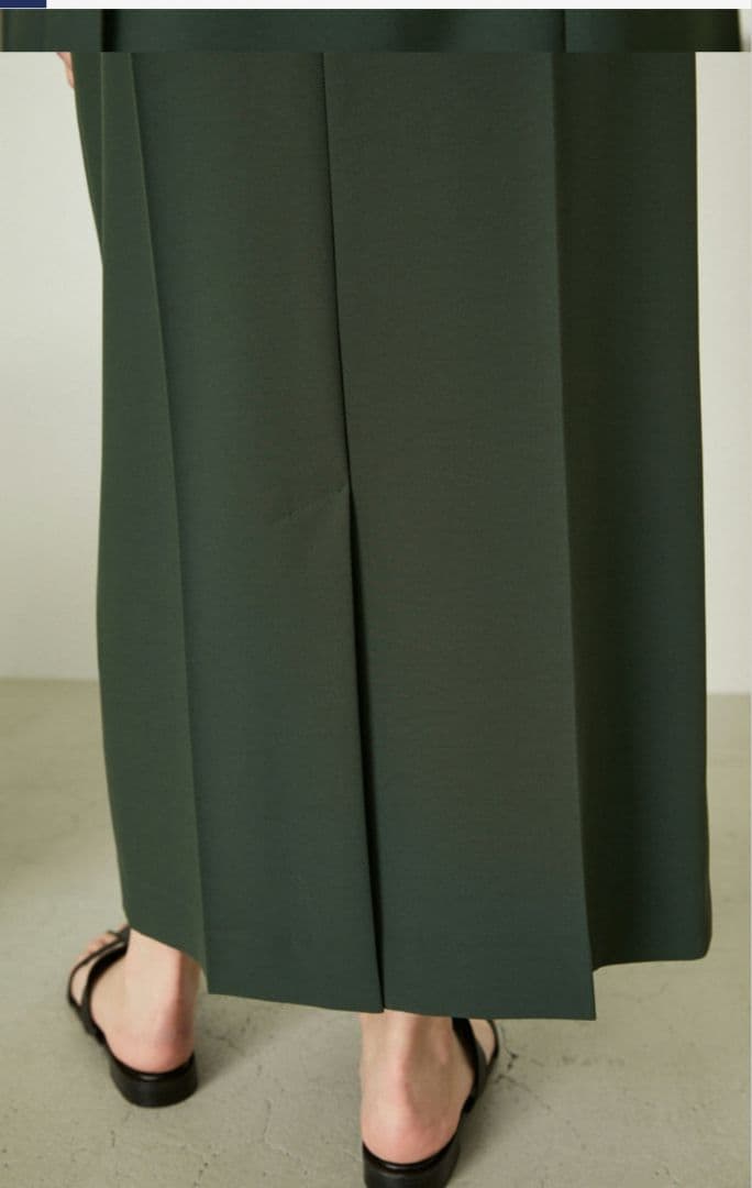 【タグ付未使用】スラックス タイトスカート BLACK 36