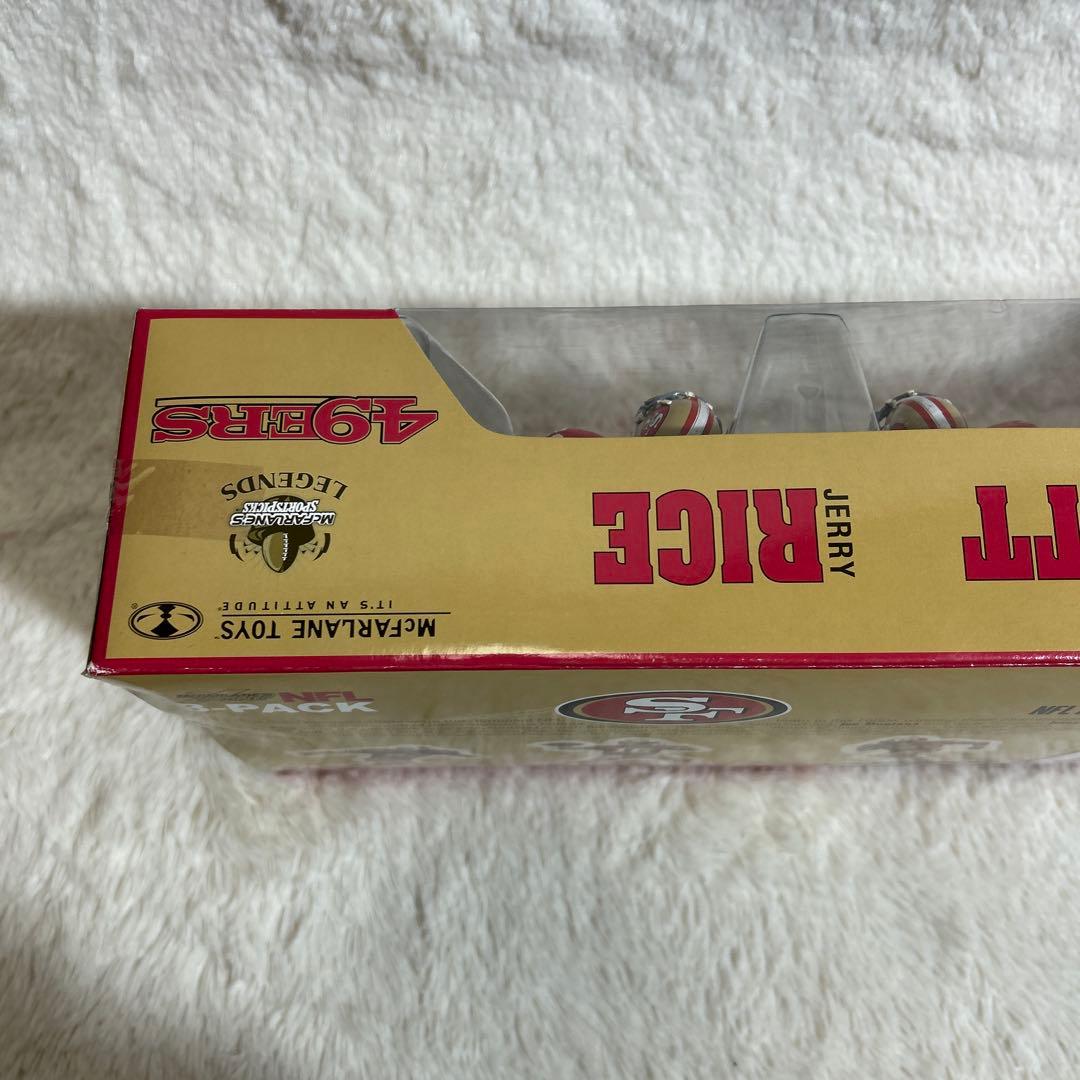 美品】NFL フィギュアセット Montana, Lott, Rice