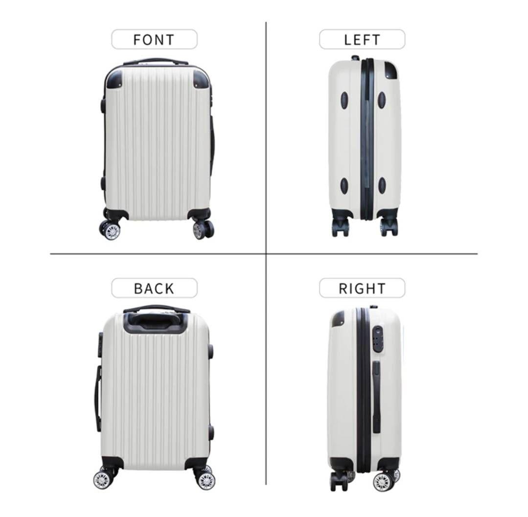 大容量　軽量　スーツケース 本体　激安　高品質　Lサイズ　XLサイズ　ホワイト