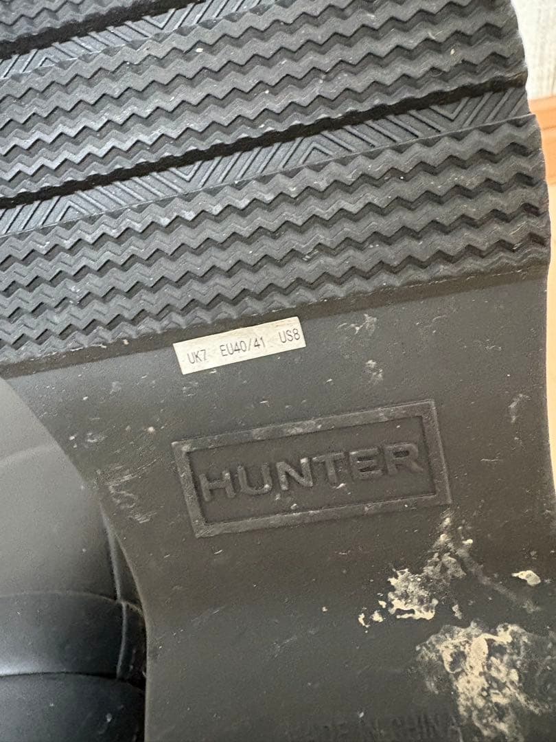 専用25.5〜26㎝★美品HUNTERショートレインブーツUK7ハンター長靴