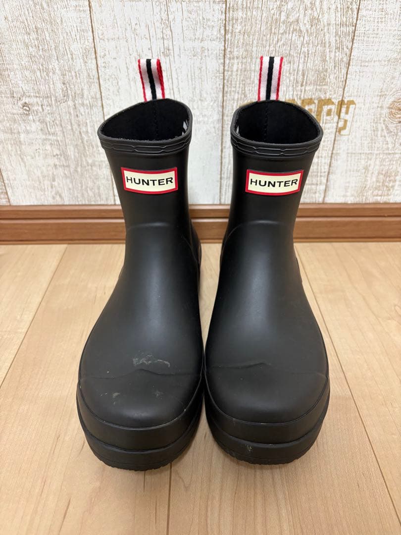 専用25.5〜26㎝★美品HUNTERショートレインブーツUK7ハンター長靴