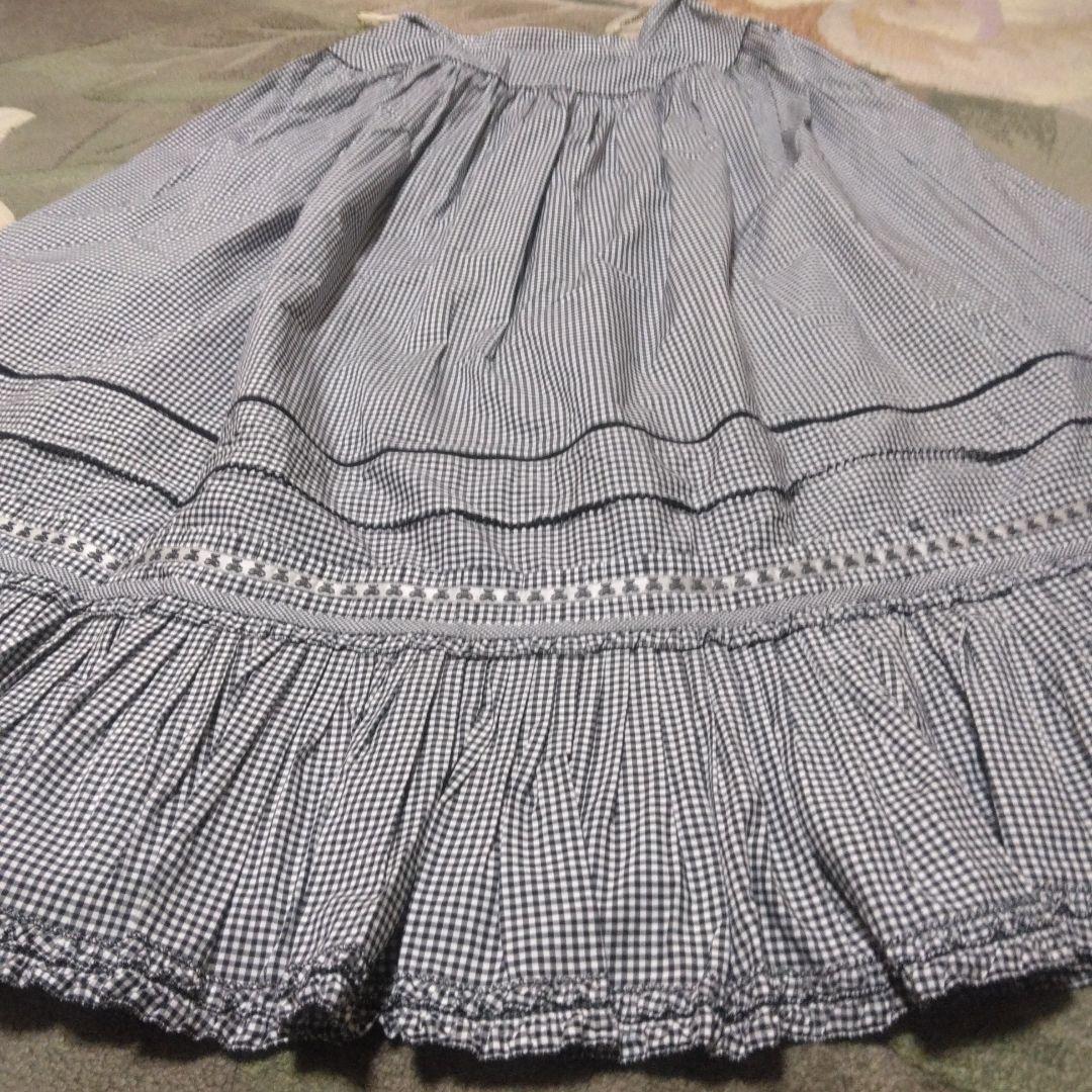 ピンクハウス　新品未使用　激かわチェック柄フレアスカート