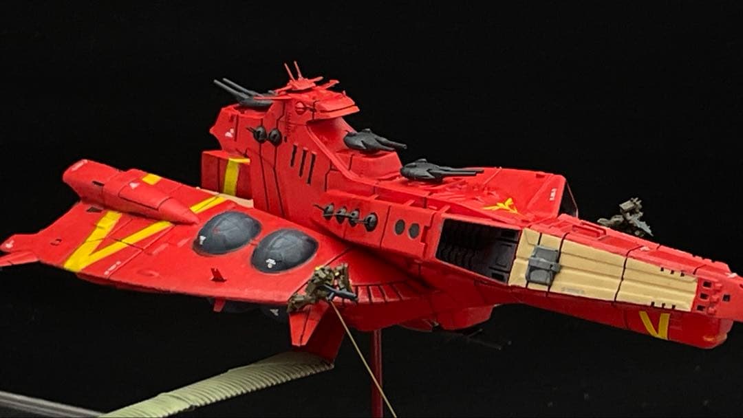 機動戦士ガンダム逆襲のシャア ネオジオン ムサカ5番艦 完成品 1/1700