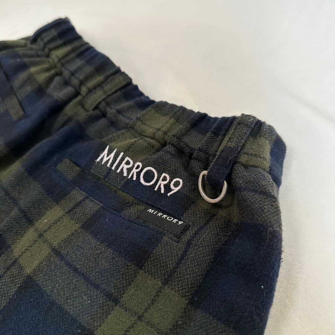 MIRROR9 チェック柄フレアスカート Ｓサイズ