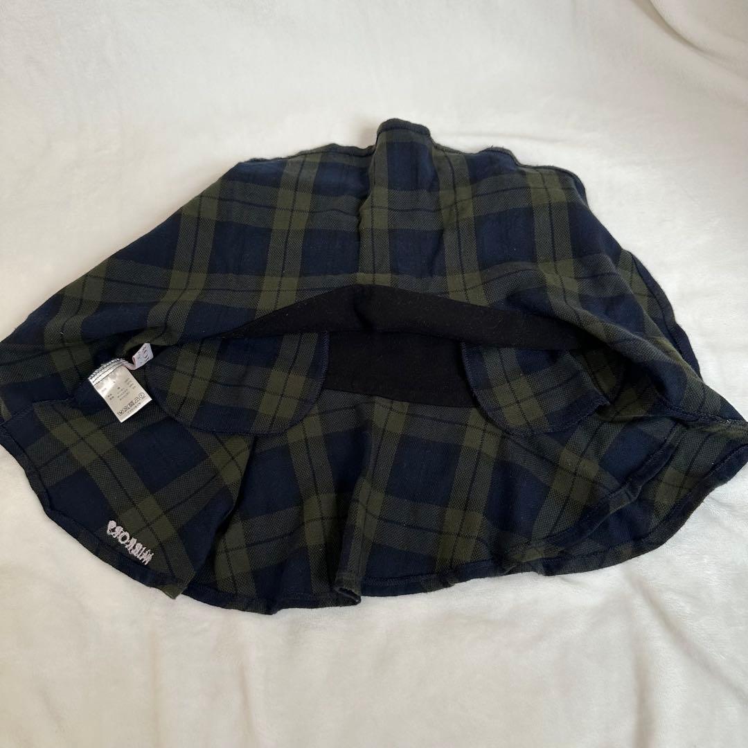 MIRROR9 チェック柄フレアスカート Ｓサイズ