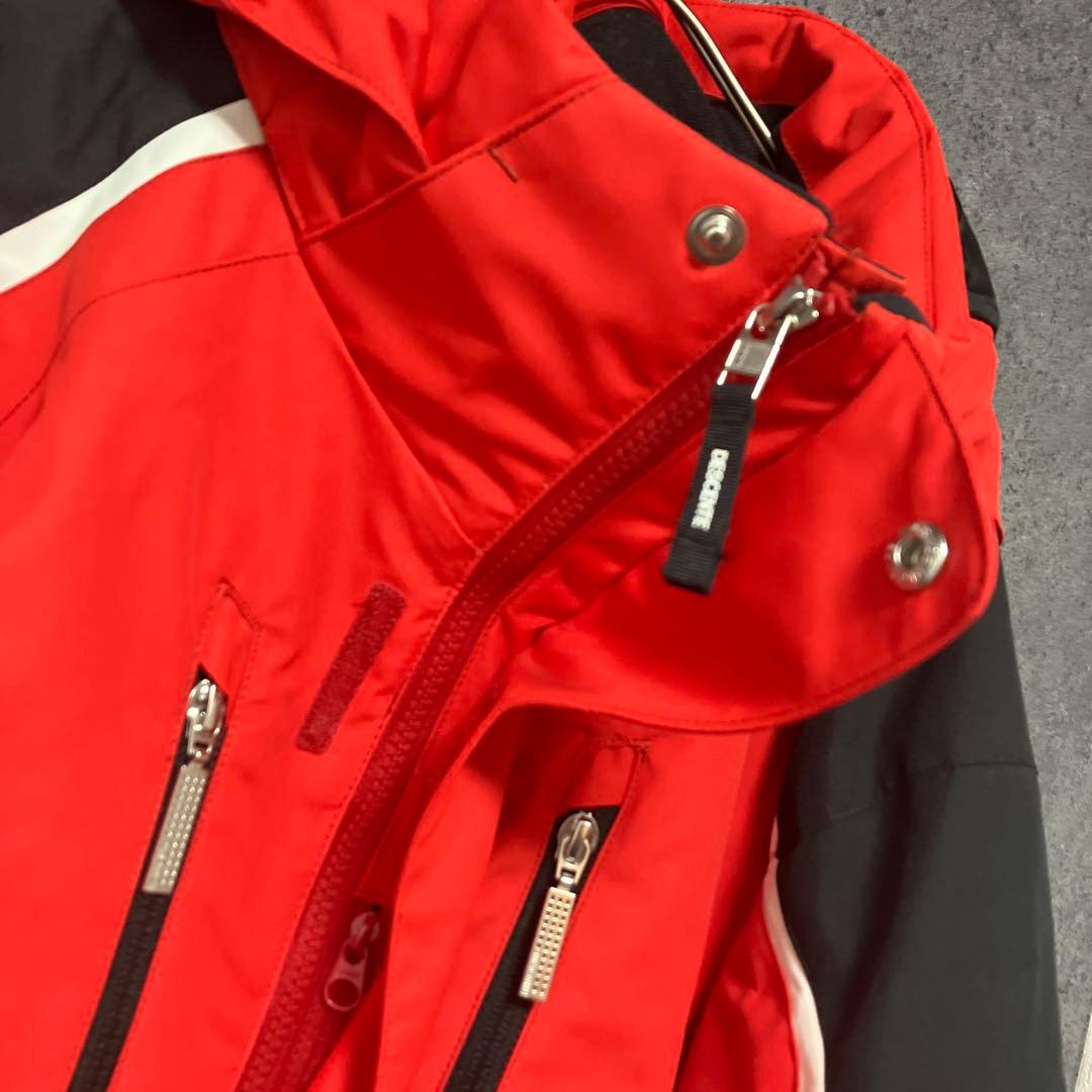 DESCENTE スキー ウェア セットアップ メンズL 赤 オンラ