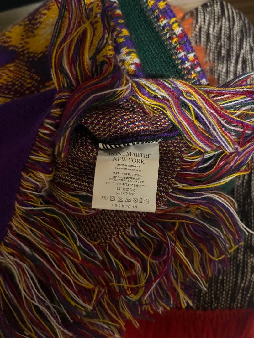 正規 品ファッション - MONTMARTRE × SULLIVAN アクリルニットマフラー